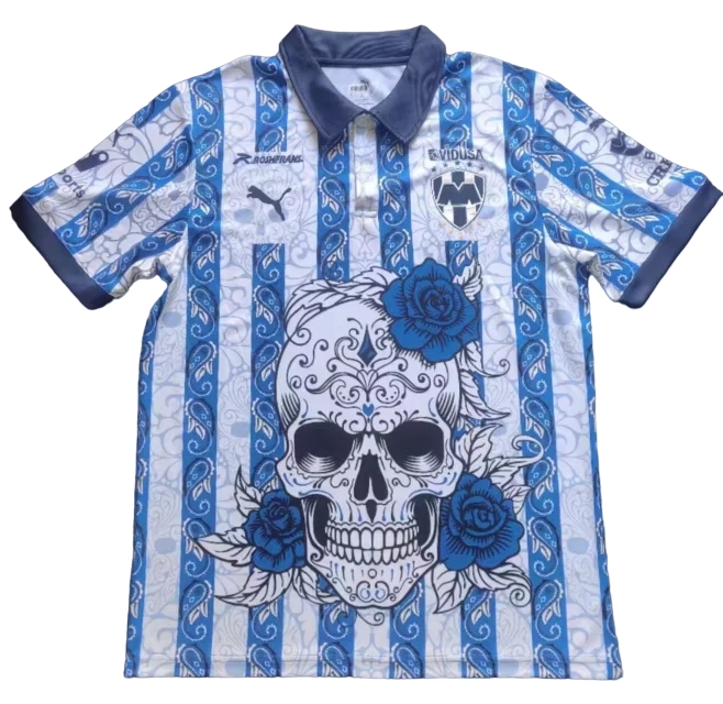 Camisa Monterrey Especial Halloween Azul 2023/24 Masculina Camisa Monterrey Especial Halloween Azul 2023/24 Masculina