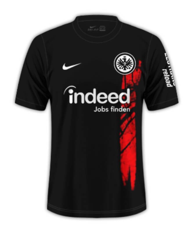 Nova Camisa Frankfurt Preta 2023/24 Masculina Nova Camisa Frankfurt Preta 2023/24 Masculina