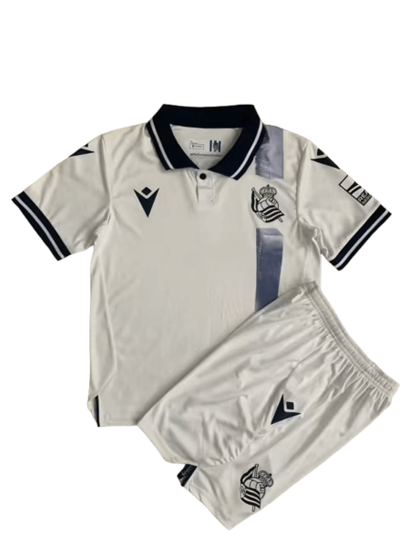 Kit Infantil Real Sociedad Branco 2023/24 Unissex