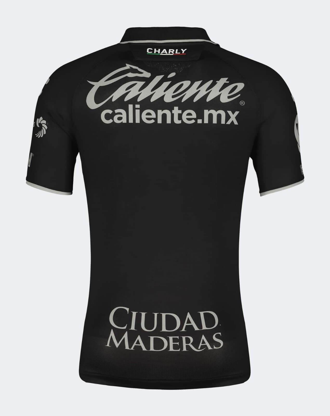Camisa Club León Away Preta Polo 2023/24 Masculina Camisa Club León Away Preta Polo 2023/24 Masculina