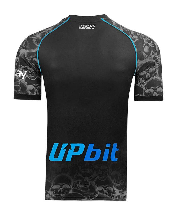 Nova Camisa Preta Halloween Napoli 2023/24 Masculina Nova Camisa Preta Halloween Napoli 2023/24 Masculina