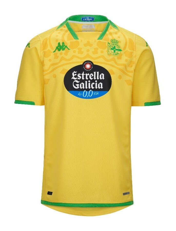 zJVpRxeXKLj0MBs Camisa Deportivo de La Coruña Away Amarela 2023/24 Masculina