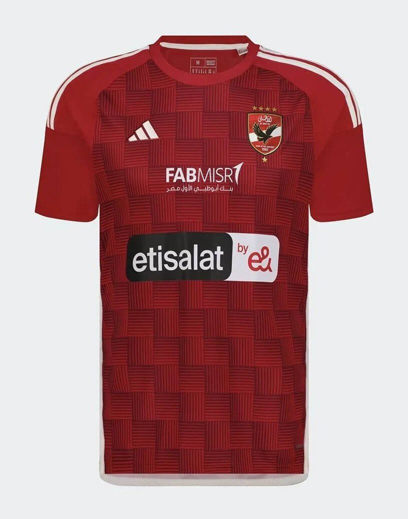 Camisa AL Ahly Vermelha Masculina 2023/24 Camisa AL Ahly Vermelha Masculina 2023/24