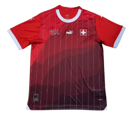 Camisa Seleção da Suíça Vermelha Home 2023/24 Masculina