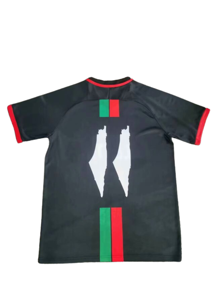 Camisa Seleção da Palestina Preta 2023/24 Masculina Camisa Seleção da Palestina Preta 2023/24 Masculina