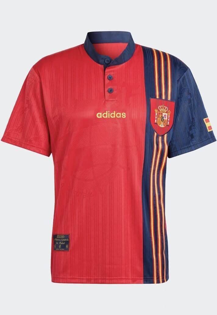 Camisa Espanha Retrô 1996 Originals Masculina Camisa Espanha Retrô 1996 Originals Masculina