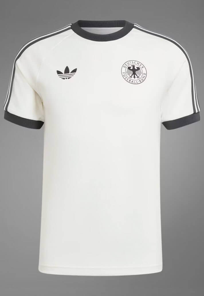 Camisa Alemanha Branca 3-STRIPES Originals Masculina Camisa Alemanha Branca 3-STRIPES Originals Masculina