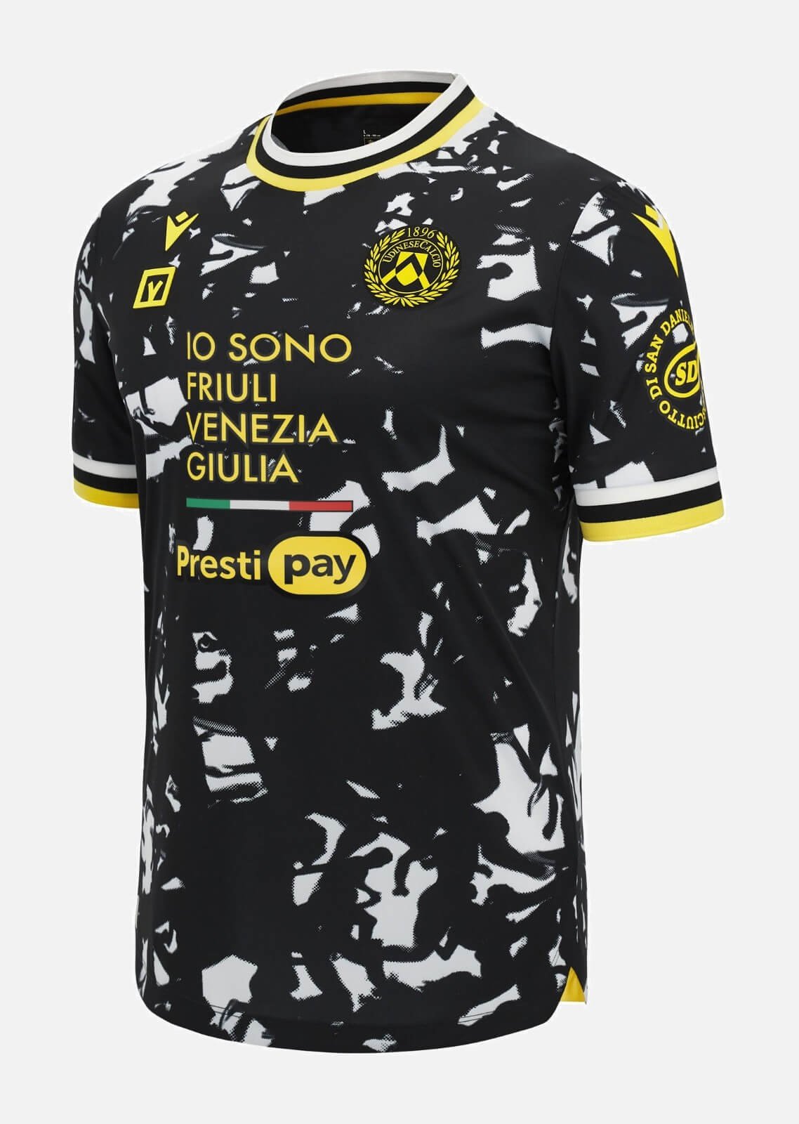 Camisa Udinese Third Preta 2023/24 Masculina Camisa Udinese Third Preta 2023/24 Masculina