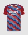Camisa Copenhagen 3 Vermelha/Azul 2023/24 Masculina