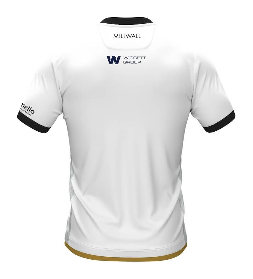 Camisa MillWall Third Branca 2023/24 Masculina Camisa MillWall Third Branca 2023/24 Masculina