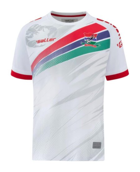 Camisa Seleção da Gâmbia Branca 2 2023/24 Masculina