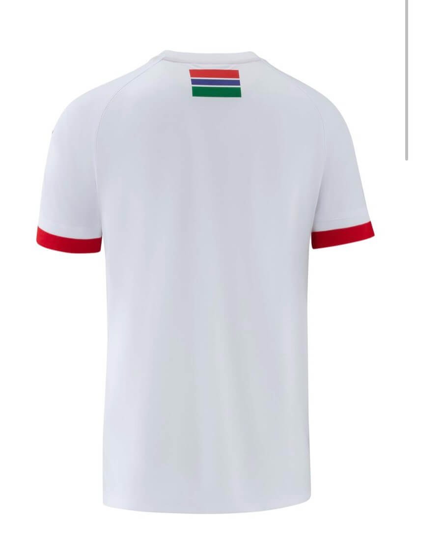 Camisa Seleção da Gâmbia Branca 2 2023/24 Masculina Camisa Seleção da Gâmbia Branca 2 2023/24 Masculina