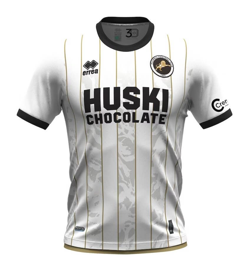 Camisa MillWall Third Branca 2023/24 Masculina Camisa MillWall Third Branca 2023/24 Masculina