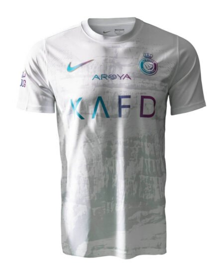 Nova Camisa Al Nassr Branca 3 2023/24 Jogador