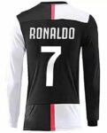Camisa Juventus Manga Longa Cristiano Ronaldo 7 2019