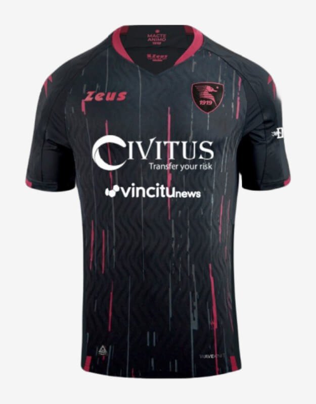 Camisa Quatro Salernitana Preta 2023/24 Masculina Camisa Quatro Salernitana Preta 2023/24 Masculina
