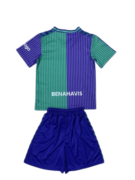 Kit Infantil Málaga Verde/Roxo 2023/24 Unissex Kit Infantil Málaga Verde/Roxo 2023/24 Unissex