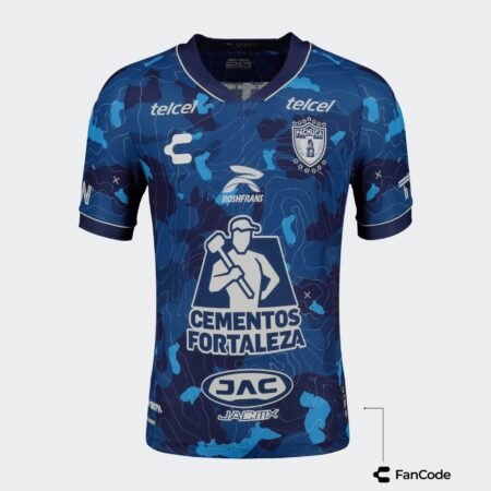 Camisa Pachuca Third Azul 2023/24 Masculina
