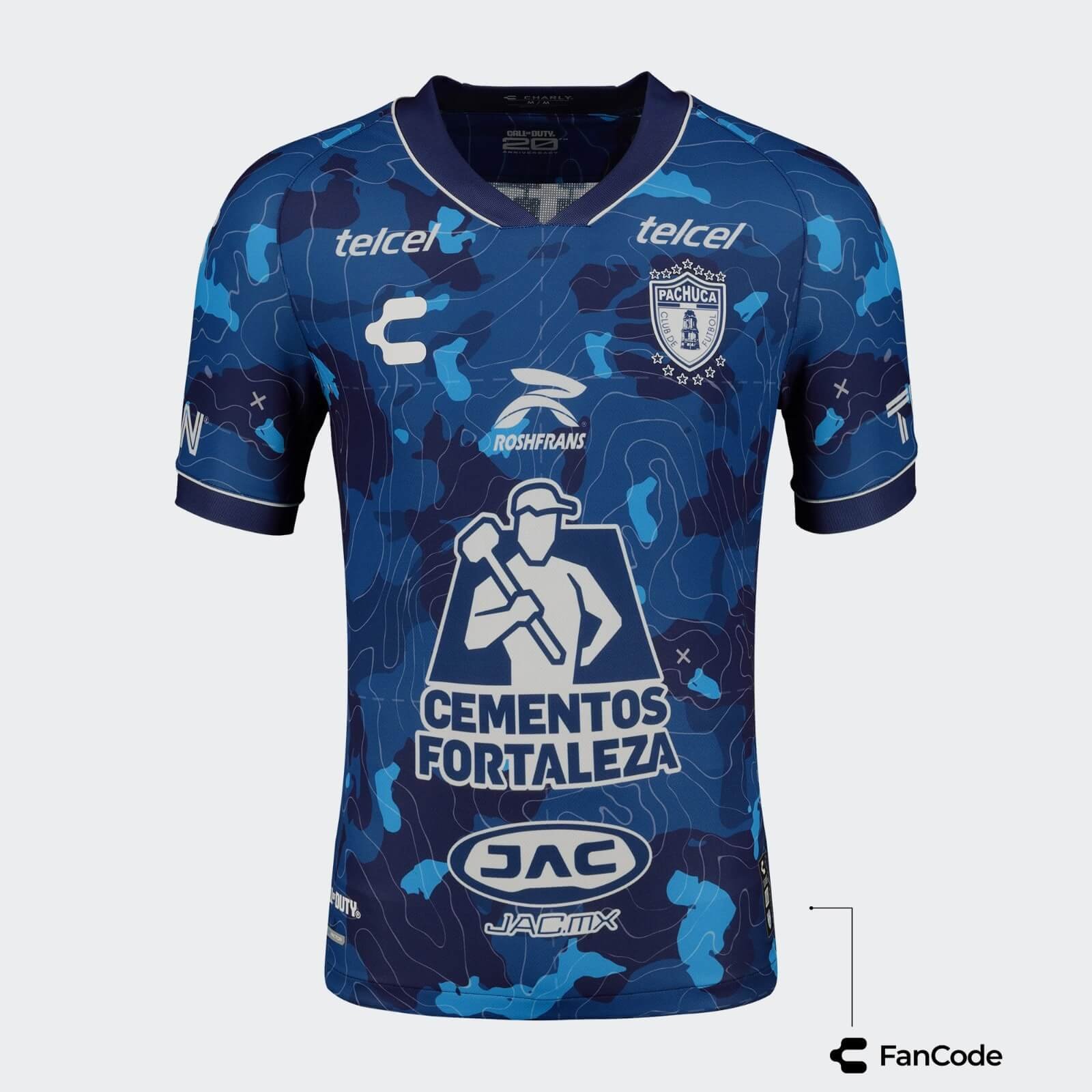 Camisa Pachuca Third Azul 2023/24 Masculina Camisa Pachuca Third Azul 2023/24 Masculina