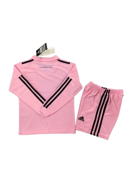 Kit Infantil Inter Miami Rosa Manga Longa 2023 Kit Infantil Inter Miami Rosa Manga Longa 2023
