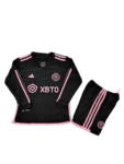 Kit Infantil Inter Miami Preta Manga Longa 2023