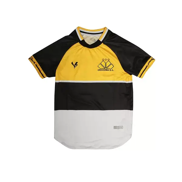 Camisa Criciúma Home Amarela/Branca 2023/24 Masculina Camisa Criciúma Home Amarela/Branca 2023/24 Masculina