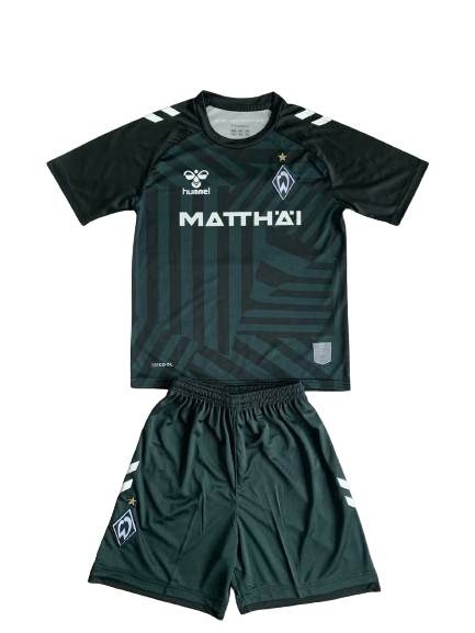 Kit Infantil Werder Bremen Verde 2023/24 Unissex