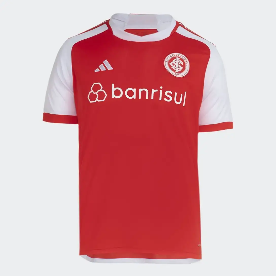 Camisa Internacional Vermelha I Casa 2024/25 Masculina Camisa Internacional Vermelha I Casa 2024/25 Masculina