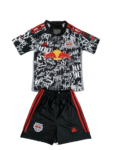 Kit Infantil New York Red Bulls Preta III 2023/24 Unissex