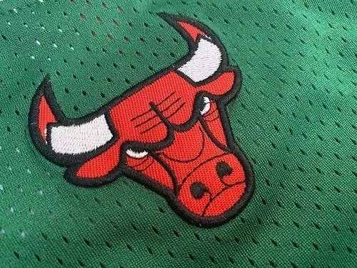 Regata NBA Mitchell & Ness Bulls 2008/09 Verde Rose #1 Regata NBA Mitchell & Ness Bulls 2008/09 Verde Rose #1