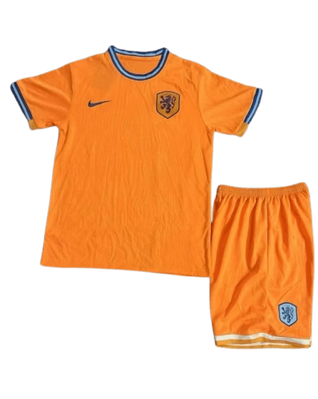 Kit Infantil Seleção da Holanda Laranja Home I 2024/25 Unissex