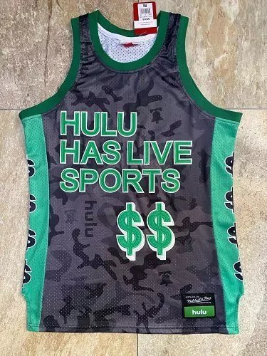 Regata NBA Mitchell & Ness x Hulu Mesh Preta Regata NBA Mitchell & Ness x Hulu Mesh Preta