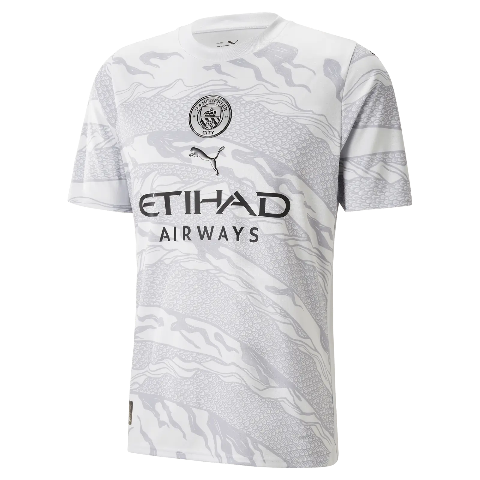 Camisa Manchester City Branca Foden #47 Dragão de Madeira 2024/25 Camisa Manchester City Branca Foden #47 Dragão de Madeira 2024/25