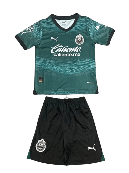 Kit Infantil Chivas Guadalajara Verde III 2023/24 Unissex