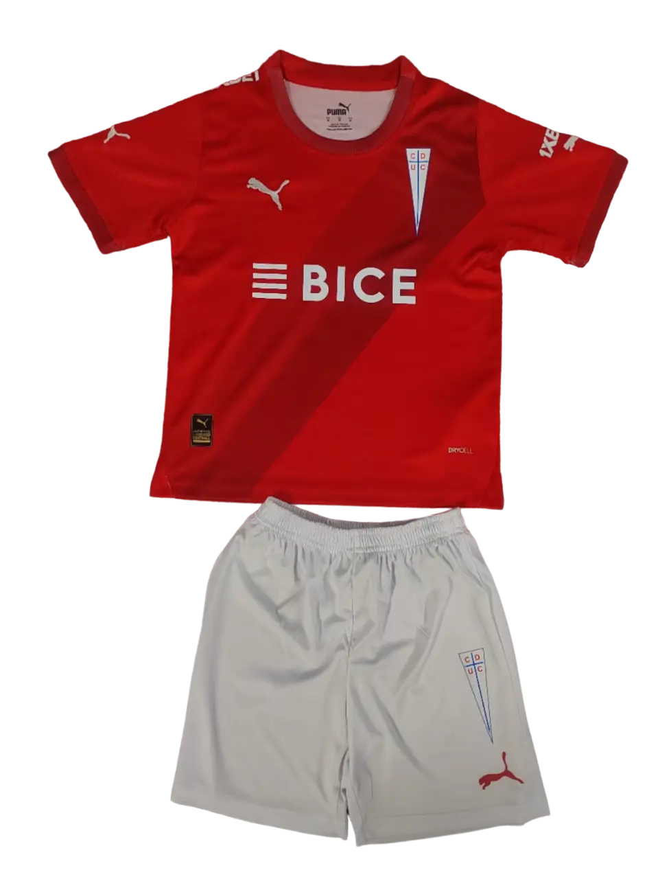 Kit Infantil Universidad Católica Fora II Vermelha 2024/25 Unissex Kit Infantil Universidad Católica Fora II Vermelha 2024/25 Unissex