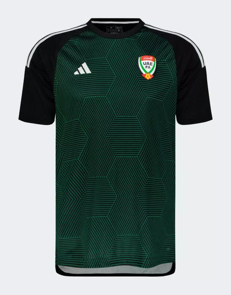 Camisa Emirados Árabes II Verde 2023/24 Masculina Camisa Emirados Árabes II Verde 2023/24 Masculina