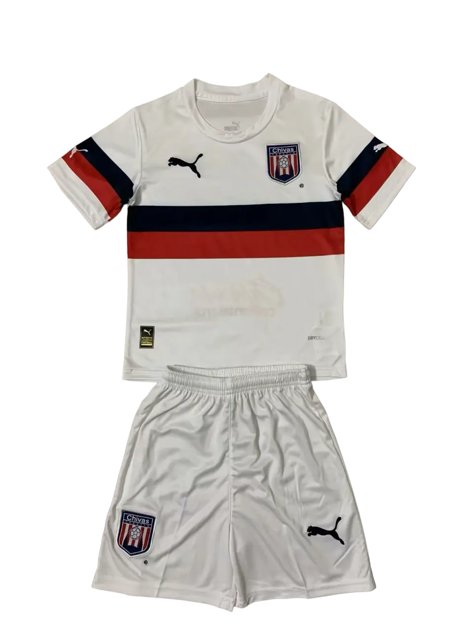 Kit Infantil Tapatio Branca Away II 2023/24 Unissex Kit Infantil Tapatio Branca Away II 2023/24 Unissex