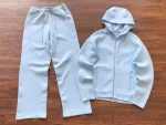 Conjunto Frio Nike Tech Fleece Nocta Azul Claro