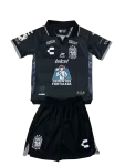 Kit Infantil Pachuca Preta Away Branca II 2023/24 Unissex
