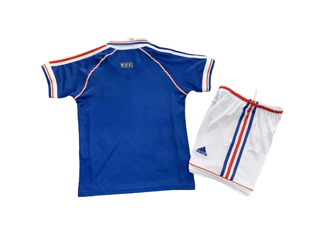 Kit Infantil Seleção da França Azul Home I 1998 Unissex Kit Infantil Seleção da França Azul Home I 1998 Unissex