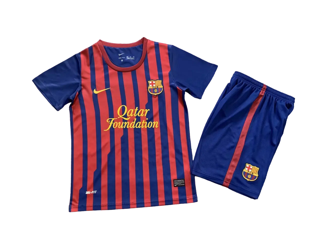 Kit Infantil Barcelona Home I Vermelha 2011/12 Unissex Kit Infantil Barcelona Home I Vermelha 2011/12 Unissex