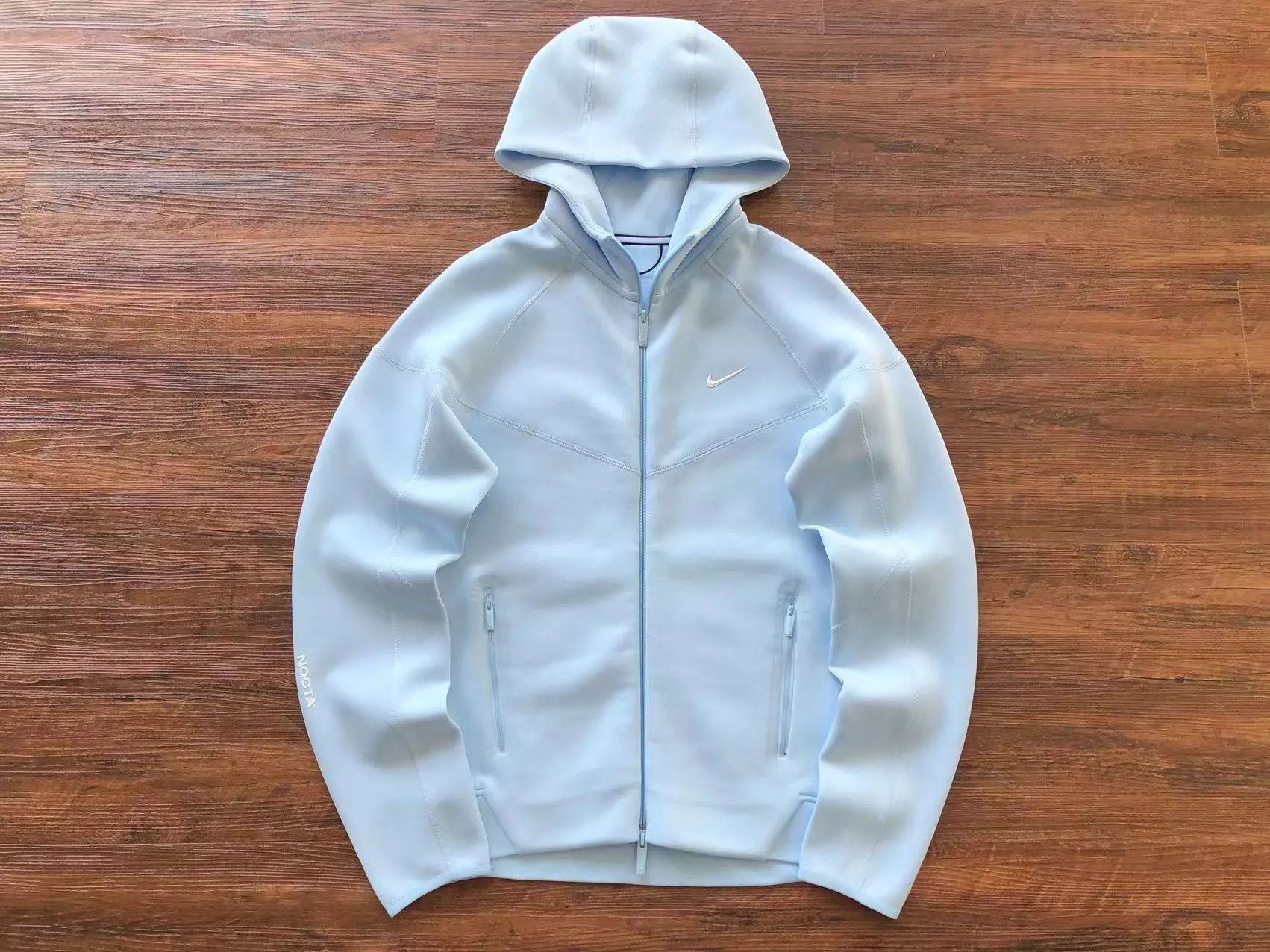 Conjunto Frio Nike Tech Fleece Nocta Azul Claro Conjunto Frio Nike Tech Fleece Nocta Azul Claro