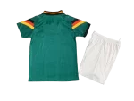 Kit Infantil Seleção da Alemanha 1992 Away Verde Unissex