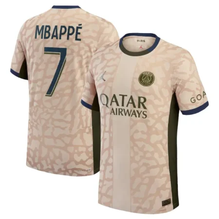 Camisa PSG Jordan 4 MBAPPÉ #7 2023/24 Jogador