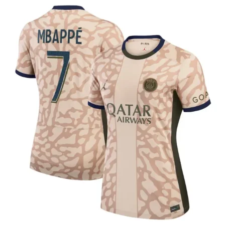 Camisa PSG Jordan 4 MBAPPÉ #7 2023/24 Feminina