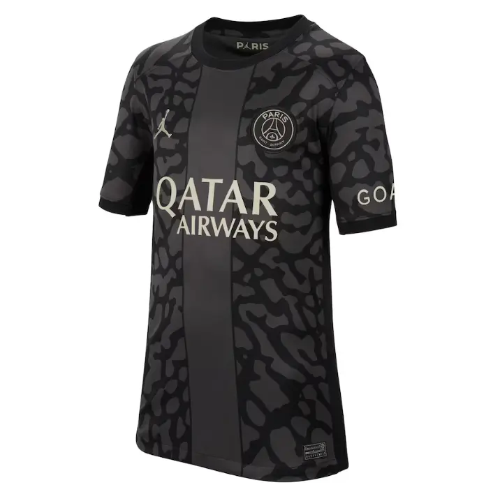 Camisa Jordan PSG Preta III Third MBAPPÉ #7 2023/24 Masculina Camisa Jordan PSG Preta III Third MBAPPÉ #7 2023/24 Masculina