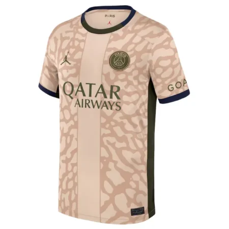 Nova Camisa PSG Jordan 4 Branca 2023/24 Masculina