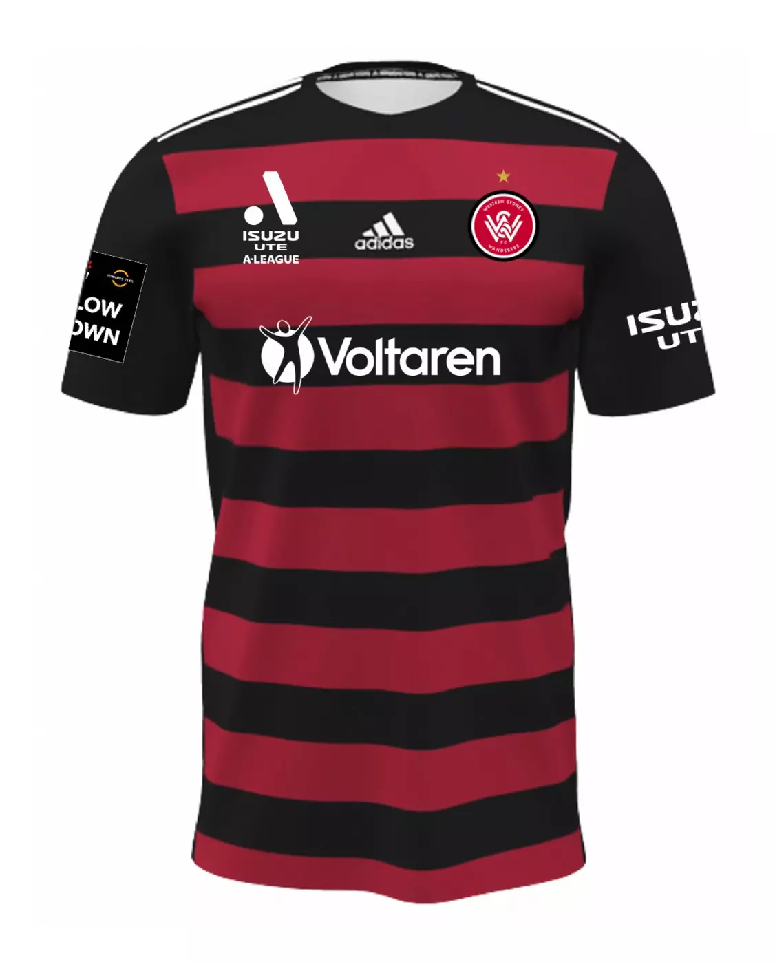 Camisa Sydney FC Vermelha 2023/24 Masculina Camisa Sydney FC Vermelha 2023/24 Masculina