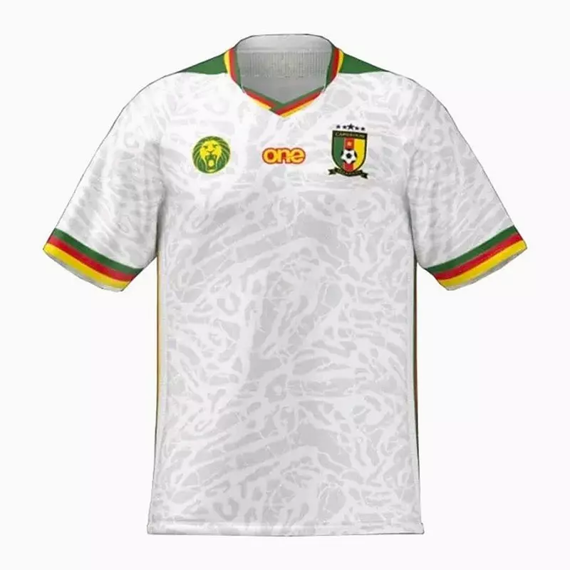 Camisa Seleção de Camarões Branca II Away 2024/25 Masculina Camisa Seleção de Camarões Branca II Away 2024/25 Masculina