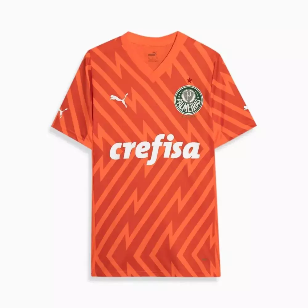 Camisa Palmeiras Goleiro Laranja III Third 2024/25 Masculina Camisa Palmeiras Goleiro Laranja III Third 2024/25 Masculina